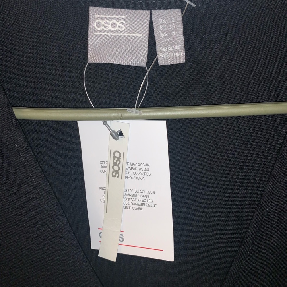 ASOS DESIGN Button Through Mini Dress - Picture 6 of 8